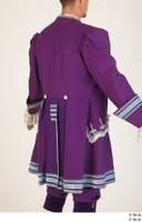   Photos Man in Historical Civilian suit 7 18th century Medieval clothing Purple suit upper body 0007.jpg